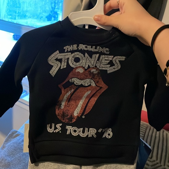 the rolling stones sweatshirt and sweatpants 3-6months - Picture 2 of 3